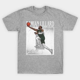 Damian Lillard Milwaukee Number T-Shirt